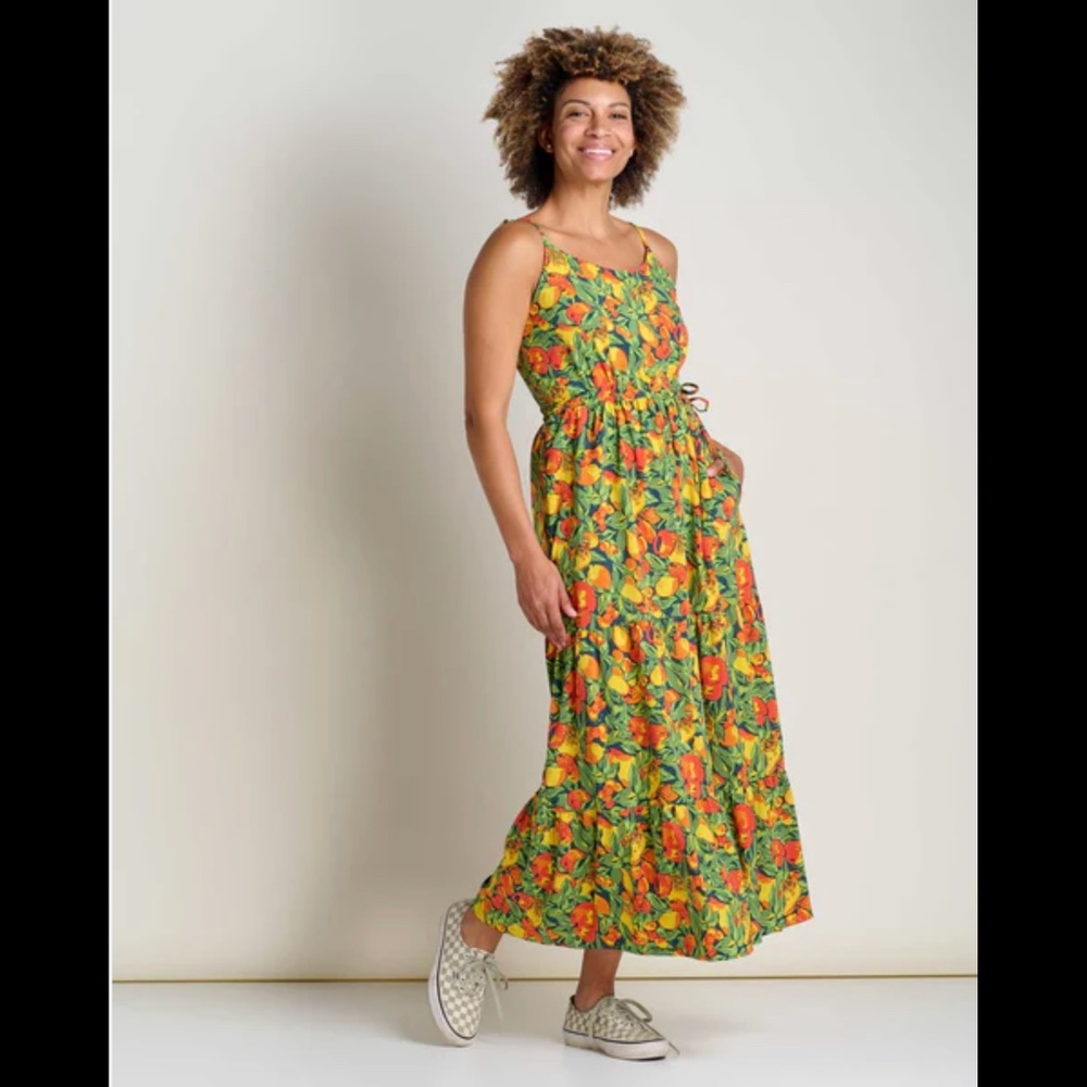 Toad&Co Sunkissed Tiered Sleeveless Maxi Dress